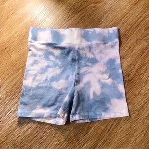 ❌ SOLD ❌ Reverse Tie Dye Biker Shorts